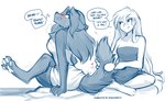 Rating: s
ID: 5527047
Date: 2025-04-24 12:04:51 -0400
Status: active
Score: 135
2025 4_toes 5_fingers alternate_species anthro bare_shoulders blue_eyes blush breasts brush brushing_tail canid canine canis chest_tuft claws conditional_dnp crossed_legs dialogue digital_media_(artwork) digitigrade duo english_text feet female finger_claws fingers fur furrification hair heart_symbol hi_res holding_brush holding_object holding_tail human keidran long_hair looking_at_another looking_back mammal maren_taverndatter monochrome pawpads paws personal_grooming raine_silverlock simple_background sitting sketch smile smirk social_grooming spot_color spread_toes tail text toe_claws toes tom_fischbach towel towel_only tuft twokinds white_background wolf post #5527047