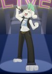 Rating: s
ID: 5665126
Date: 2025-06-24 16:16:50 -0400
Status: active
Score: 20
absurd_res alternative_fashion anthro arm_tuft belt belt_buckle bone bottomwear bovid buckle caprine choker clothing collar concert crop_top darkner deltarune denim denim_bottomwear denim_clothing elbow_tuft electronics eyes_closed eyewear fangs fluffy_ears glasses goat hi_res horn jeans jewelry male mammal microphone mohawk moopsart navel necklace neon_sign pants paws performance punk ralsei shirt shoulder_tuft sign singing skull skull_shirt solo spiked_choker spiked_collar spikes spotlight teeth tongue topwear tuft undertale_(series) post #5665126
