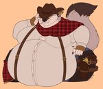 Rating: s
ID: 4879673
Date: 2024-06-26 12:43:58 -0400
Status: active
Score: 23
anthro belly belly_overhang big_belly brown_body brown_fur button_(fastener) canid canine canis chewing_grass chubby_cheeks claws clothed clothing cowboy cowboy_hat coyote dipstick_tail facial_scar fur grin gun hand_on_hip handgun hat headgear headwear hi_res holster holstered_pistol kittyfred male mammal markings moobs morbidly_obese morbidly_obese_anthro morbidly_obese_male obese obese_anthro obese_male overweight overweight_anthro overweight_male pattern_clothing pattern_scarf plaid plaid_clothing plaid_scarf ranged_weapon reppu scar scarf smile snout snout_scar solo straining_buttons suspenders tail tail_markings thick_thighs weapon wide_hips post #4879673