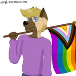 Rating: s
ID: 2891207
Date: 2021-08-22 11:45:27 -0400
Status: active
Score: -113
1:1 andromorph_(lore) anthro blonde_hair brown_body brown_fur brown_markings canid canine canis clothed clothing digital_media_(artwork) dipstick_ears domestic_dog ear_markings flag flag_(object) fur german_shepherd hair herding_dog hi_res holding_flag holding_object hybrid intersex-inclusive_progress_pride_colors jackson_(zer0rebel4) lgbt_pride looking_at_viewer male mammal markings multicolored_ears pastoral_dog pride_color_flag pride_colors progress_pride_colors purple_eyes rainbow_flag rainbow_pride_colors rainbow_pride_flag rainbow_symbol solo sweater tan_body tan_fur topwear trans_(lore) trans_man_(lore) wolf zer0rebel4 post #2891207