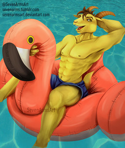 abs avian bird caprine clothed clothing flamingo float goat invalid_tag looking_at_viewer male mammal muscular outside pool_(disambiguation) smile solo swimsuit water
Rating: Safe
Score: 0
User: sevenarms
Date: August 19, 2017 abs avian bird caprine clothed clothing flamingo float goat invalid_tag looking_at_viewer male mammal muscular outside pool_(disambiguation) smile solo swimsuit water
Rating: Safe
Score: 0
User: sevenarms
Date: August 19, 2017
