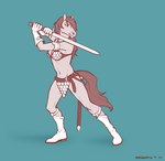 Rating: s
ID: 4787386
Date: 2024-05-16 18:58:31 -0400
Status: active
Score: 14
action_pose anthro armor belt bikini bikini_armor boots chainmail chainmail_bikini clothing determined equid equine female footwear gloves handwear horse jewelry mammal melee_weapon merystic necklace pose red_shetland scabbard shoes solo swimwear sword two-piece_swimsuit unconvincing_armor warrior weapon post #4787386