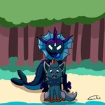 Rating: s
ID: 5588103
Date: 2025-05-21 10:24:55 -0400
Status: active
Score: 0
ambiguous_gender blue_body cody_(fiddlecipher) eeveelution fan_character feral fin generation_1_pokemon generation_5_pokemon glowing glowing_markings green_markings gyrotech hi_res k'aazast markings menacing_shadow nintendo nonbinary_(lore) pokemon pokemon_(species) purple_markings quadruped tail vaporeon white_eyes zorua post #5588103