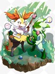 Rating: s
ID: 5564004
Date: 2025-05-11 05:42:53 -0400
Status: active
Score: 28
2025 3:4 ambiguous_gender anthro blush blush_lines braixen canid canine duo eyes_closed fangs felid feline floragato food fruit fur generation_6_pokemon generation_9_pokemon green_body green_fur grey_body grey_fur happy heart_symbol inner_ear_fluff leppa_berry mammal multicolored_body musical_note musical_symbol nintendo open_mouth oran_berry orange_body orange_eyes orange_fur paws pecha_berry plant pokemon pokemon_(species) pokemon_berry shrub signature stick symbol tail teeth tongue tree tuft wasawasa white_body white_fur yellow_body yellow_fur post #5564004