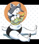 Rating: s
ID: 5548607
Date: 2025-05-04 14:01:25 -0400
Status: active
Score: 23
2025 4_toes anthro barefoot belly black_pawpads bottomwear burger clothed clothed_anthro clothed_female clothing digital_drawing_(artwork) digital_media_(artwork) domestic_cat dotted_background eating eating_food eyelashes eyes_closed feet felid feline felis female female_anthro food full-length_portrait fur grey_hair grey_inner_ear hair hi_res holding_burger holding_food holding_object kitapult mammal navel pattern_background pawpads plantigrade portrait shorts simple_background sitting slightly_chubby slightly_chubby_anthro slightly_chubby_female soles solo tail temmie_(undertale) thick_thighs toes topwear undertale undertale_(series) white_body white_fur white_tail post #5548607