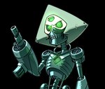 Rating: s
ID: 5606160
Date: 2025-05-29 03:50:38 -0400
Status: active
Score: 12
alpha_channel alternate_species ambiguous_gender anterior_nasal_aperture cartoon_network discount-supervillain glowing glowing_eyes green_eyes gun humanoid machine not_furry peridot_(steven_universe) pseudo_hair ranged_weapon robot robot_humanoid simple_background solo steven_universe teeth transparent_background weapon post #5606160