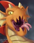 Rating: s
ID: 1415815
Date: 2018-01-02 17:37:14 -0500
Status: active
Score: 21
2018 bodily_fluids chip_'n_dale_rescue_rangers digital_media_(artwork) disney dragon drooling dtz_(cdrr) ear_fins feral fin forked_tongue front_view gaping_mouth grey_background headshot_portrait hi_res horn looking_at_viewer male mouth_shot multicolored_body multicolored_scales mythological_creature mythological_scalie mythology nummynumz open_mouth orange_body orange_scales pink_tongue portrait saliva scales scalie signature simple_background solo tan_body tan_scales tongue tongue_out two_tone_body two_tone_scales uvula watermark yellow_eyes post #1415815