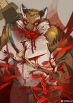 Rating: s
ID: 5011147
Date: 2024-08-26 10:54:45 -0400
Status: active
Score: 27
ajio5231461 anthro biceps black_myth:_wukong black_sclera blood blood_on_face bodily_fluids felid front_view hi_res male mammal melee_weapon mouth_closed musclegut muscular nipples orange_body pantherine scar signature simple_background solo standing striped_body stripes sword sword_on_back tiger tiger_vanguard watermark weapon white_body yellow_eyes post #5011147