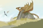 Rating: s
ID: 3352047
Date: 2022-05-24 16:16:15 -0400
Status: active
Score: 32
century:age_of_ashes claws dragon european_mythology feral grass ironwing membrane_(anatomy) membranous_wings mythological_creature mythological_scalie mythology noburasaro plant scalie sky tail western_dragon wings wyvern post #3352047