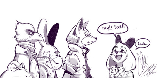amphibian anthro avian bird black_nose canine clothing dog english_text falco_lombardi fay_spaniel female fox fox_mccloud frog group happy hat jacket lagomorph long_ears male mammal monochrome nintendo open_mouth peppy_hare rabbit scarf sho-n-d slippy_toad star_fox text video_games
Rating: Safe
Score: 0
User: Cane751
Date: June 22, 2017 amphibian anthro avian bird black_nose canine clothing dog english_text falco_lombardi fay_spaniel female fox fox_mccloud frog group happy hat jacket lagomorph long_ears male mammal monochrome nintendo open_mouth peppy_hare rabbit scarf sho-n-d slippy_toad star_fox text video_games
Rating: Safe
Score: 0
User: Cane751
Date: June 22, 2017