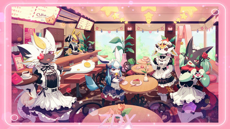 Rating: s
ID: 5752522
Date: 2025-08-02 23:54:53 -0400
Status: active
Score: 44
2025 absurd_res alternate_color anthro apron black_clothing black_dress blue_eyes blush border cake cat_cafe chair cheek_tuft cinderace clothed clothing container cup cutlery della_(zdx) dessert detailed_background dress eeveelution embarrassed eye_patch eyewear facial_tuft fan_character felid feline female female_anthro flower food fork fully_clothed furniture generation_4_pokemon generation_7_pokemon generation_8_pokemon generation_9_pokemon gesture glaceon group heart_catchlight heart_gesture heterochromia hi_res holding_container holding_cup holding_object holding_platter inside inviting keynes_zavier_(zdx) kitchen_utensils lagomorph latte_art legendary_pokemon lens_flare looking_at_viewer lucario maid_cafe maid_headdress maid_uniform mammal menu_board meowscarada nintendo on_chair on_one_leg open_mouth open_smile outstretched_arm pawprint_print pink_border plant plant_pot plate pokemon pokemon_(species) pose potted_plant purple_eyes raised_leg red_eyes restaurant sitting smile sparkles standing stool table tea_cup tea_party_style_glaceon tools tuft tulip_(flower) uniform vase waiter white_apron white_clothing yellow_eyes zdx zeraora post #5752522