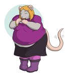 Rating: s
ID: 5290995
Date: 2025-01-06 13:31:52 -0500
Status: active
Score: 6
2018 accessory anthro arms_bent belly_overhang black_bottomwear black_clothing black_skirt blonde_hair boots bottomwear bracelet buckteeth candy chocolate chocolate_bar clothed clothed_anthro clothed_female clothing colored dessert digital_drawing_(artwork) digital_media_(artwork) eating eating_chocolate eating_food english_description eyelashes eyes_closed female female_anthro food footwear fully_clothed fully_clothed_anthro fully_clothed_female gold_(metal) gold_bracelet gold_jewelry hair hair_accessory hair_on_shoulders hairclip hi_res holding_chocolate_bar jewelry leggings legwear long_hair long_tail mammal monica_bridget_keens motion_lines murid murine obese obese_anthro obese_female overweight overweight_anthro overweight_female pink_leggings pink_nose purple_boots purple_clothing purple_footwear purple_shirt purple_t-shirt purple_topwear rat rodent shaded shirt shoes simple_background simple_shading skirt solo standing t-shirt tail tan_body tan_ears tan_skin tan_tail teeth theannoyingnpc thin_eyebrows topwear white_background wide_hips post #5290995