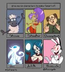 Rating: s
ID: 5564181
Date: 2025-05-11 08:12:43 -0400
Status: active
Score: 16
aardman_animations ambiguous_gender armlet bald breasts bunnicula bunnicula_(series) chest_wraps cleavage clothed clothing collared_shirt danny_devito evening_gloves eye_scar eyeshadow facial_scar fangs female fur group hair human humanoid julith_(dofus) makeup male mammal meme microsoft ori_(ori) ori_(series) ponytail psicoyote scar shantae shantae_(series) shaun_the_sheep shaun_the_sheep_(character) shirt six_fanarts_challenge teeth topwear wallace_and_gromit wayforward wool_(fur) wraps xbox_game_studios post #5564181