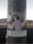 Rating: s
ID: 171702
Date: 2011-10-17 19:21:57 -0400
Status: active
Score: 12
:i ambiguous_gender equid equine feral friendship_is_magic gesture graffiti grandfathered_content hasbro horse looking_at_viewer mammal monochrome my_little_pony photography_(artwork) pole pony princess_celestia_(mlp) rainbow_dash_(mlp) road shrug solo sticker street tape unknown_artist post #171702
