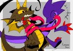Rating: s
ID: 5120717
Date: 2024-10-17 03:08:41 -0400
Status: active
Score: 8
2024 2_horns ambiguous_gender anthro biped black_eyes bodily_fluids dragon duo european_mythology horn kurosamehaiki long_tongue mythological_creature mythological_scalie mythology nude_anthro nude_male purple_body scalie slim_anthro slim_male sweat sweatdrop tied_by_tongue tongue western_dragon yellow_body yellow_sclera post #5120717