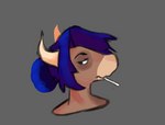 Rating: s
ID: 4397760
Date: 2023-11-06 09:03:38 -0500
Status: active
Score: 11
anthro armedantagonist blue_hair bovid bovine brown_body brown_fur bust_portrait candy captain_laserhawk:_a_blood_dragon_remix cattle cream_and_chocolate_(captain_laserhawk) dessert female food fur hair hair_bun horn lollipop looking_back mammal portrait simple_background solo ubisoft post #4397760
