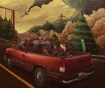 Rating: s
ID: 5611269
Date: 2025-05-31 09:42:27 -0400
Status: active
Score: 14
aircraft airplane ambiguous_gender anthro backpack bunnymutt canid cloud driving fir_tree fire flannel_shirt grass group hi_res leaf light_truck looking_up mammal painting_(artwork) pickup_truck plane_crash plant power_lines red_car road road_sign silhouette sitting smoke traditional_painting_(artwork) tree trio truck vehicle post #5611269