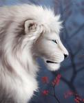 Rating: s
ID: 935322
Date: 2016-07-04 15:28:29 -0400
Status: active
Score: 50
2016 anchee black_nose blue_eyes blurred_background bust_portrait depth_of_field detailed_background digital_media_(artwork) digital_painting_(artwork) felid feral fluffy fur hi_res inner_ear_fluff leaf lion looking_away male mammal mane painting_(artwork) pantherine plant portrait rakeesh side_view solo tree tuft whiskers white_body white_fur post #935322