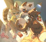 Rating: s
ID: 4861104
Date: 2024-06-17 23:56:53 -0400
Status: active
Score: 199
2024 :< angrygentoo anthro bed bed_covers bed_sheet bedding bedroom black_body black_fur blue_eyes blush blushing_at_viewer body_blush bottomless bottomless_anthro bottomless_male brown_body brown_fur brown_hair butt butt_blush child claws clothed clothing crotch_tuft cute_fangs digital_media_(artwork) domestic_cat fangs featureless_crotch felid feline felis food fur furniture green_eyes group hair hi_res high-angle_view hug hugging_object hugging_pillow kemono lamp light looking_at_viewer looking_back looking_back_at_viewer lying lying_on_bed male mammal narrowed_eyes on_bed on_front on_side open_mouth pawpads pillow pinup pose raised_tail rear_view shirt shirt_only siamese sunlight tail tan_body tan_fur tank_top teeth toe_claws topwear topwear_only trio tuft whiskers white_body white_fur white_hair yellow_clothing yellow_shirt yellow_topwear young young_anthro young_male post #4861104