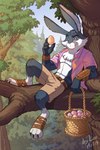 Rating: s
ID: 4690774
Date: 2024-03-31 12:05:00 -0400
Status: active
Score: 55
2024 3_toes 4_fingers aloha_shirt anthro armor barefoot basket blue_body blue_fur bottomwear bracers clothed clothing container e._aster_bunnymund easter easter_egg feet fingers foot_wraps forest fur hi_res hindpaw holidays humanoid_hands in_tree lagomorph leo-artis leporid male mammal multicolored_body multicolored_fur nature navel open_clothing open_shirt open_topwear outside pattern_clothing pattern_shirt pattern_topwear paws pink_nose plant rabbit rise_of_the_guardians shirt shorts sitting sitting_on_tree smile solo toes topwear tree two_tone_body two_tone_fur white_body white_fur wraps post #4690774