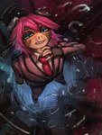 Rating: s
ID: 3961726
Date: 2023-03-30 16:10:35 -0400
Status: active
Score: 11
2023 3:4 ambiguous_gender anthro billie_corneja blue_eyes business_suit clothing digital_media_(artwork) domestic_pig general-irrelevant hair heart_(marking) hi_res high-angle_view looking_at_viewer mammal markings necktie nonbinary_(lore) pink_hair raining smile snout solo standing suid suine suit sus_(pig) post #3961726