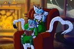 Rating: s
ID: 3545513
Date: 2022-09-03 15:10:17 -0400
Status: active
Score: 23
:3 ahoge ambiguous_gender antenna_hair antennae_(anatomy) anthro big_breasts black_tail_tip blue_eyes blue_hair blue_tongue book book_on_lap book_title breasts candle chair clock clothed clothing column cozy cuddling dipstick_ears dipstick_tail ear_markings ears_up eyebrows eyewear feet felid female femboy foot_markings fur furniture gem gesture glasses gold_(metal) gold_jewelry gold_necklace green_clothing green_sweater green_topwear green_turtleneck hair hair_heart happy heart_(marking) heart_ahoge heart_on_body heart_tail hi_res holding_object huge_breasts humor iguanasarecool jewelry keyhole leg_markings leucistic long_hair long_tail looking_at_another looking_at_object mammal markings motherly multicolored_body multicolored_ears multicolored_fur necklace nicholas_c._corbin nicole_corbin number object_on_lap on_lap open_book pantherine pince-nez portrait pun purple_eyewear purple_glasses recliner shelf short_hair sibling_(lore) sitting sitting_on_lap slightly_chubby slightly_chubby_female smile snow snowing solo speech_bubble squish sweater tail tail_gesture tail_heart tail_markings text the_corbin_family thick_eyebrows three-quarter_portrait tiger title tongue topwear turtleneck vase white_body white_fur window youtuber post #3545513