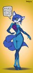 Rating: s
ID: 5573879
Date: 2025-05-15 11:38:48 -0400
Status: active
Score: 10
2025 absurd_res anthro blue_body blue_fur blue_hair bodysuit breasts butt canid canine clothing danderfull dialogue english_text eyebrows eyelashes female fox fur hair hi_res krystal_(star_fox) mammal metroid nintendo open_mouth side_boob skinsuit solo speech_bubble star_fox tail teal_eyes teeth text tight_clothing white_body white_fur zero_suit post #5573879