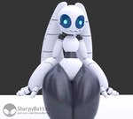 Rating: s
ID: 5050586
Date: 2024-09-14 19:20:15 -0400
Status: active
Score: 78
2024 3d_(artwork) anthro artist_logo artist_name big_forearms big_hands biped black_body blue_eyes blue_pupils bottom_heavy digital_media_(artwork) female forearms glistening glistening_body huge_ears huge_hips huge_thighs jagged_mouth lagomorph leaning leaning_backward leaning_on_object leporid logo looking_at_viewer machine mammal multicolored_body pattern_background pupils rabbit robot robot_anthro screen_eyes sharpy_(sharpybutts) sharpybutts simple_background small_waist solo text thick_thighs two_tone_body url wasp_waist white_body wide_hips post #5050586