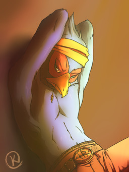 anthro avian beak belt bird blue_feathers clothed clothing eye_contact falco_lombardi falcon feathers green_eyes hands_behind_head headband kokoro-tokoro male muscular myuutsufan nintendo pants red_feathers star_fox straw_in_mouth topless video_games
Rating: Safe
Score: 1
User: RingtailedFox
Date: July 22, 2017 anthro avian beak belt bird blue_feathers clothed clothing eye_contact falco_lombardi falcon feathers green_eyes hands_behind_head headband kokoro-tokoro male muscular myuutsufan nintendo pants red_feathers star_fox straw_in_mouth topless video_games
Rating: Safe
Score: 1
User: RingtailedFox
Date: July 22, 2017