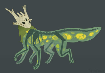Rating: s
ID: 5688172
Date: 2025-07-05 15:54:55 -0400
Status: active
Score: 4
2025 2_fingers 3_eyes 6_limbs ambiguous_feral ambiguous_gender big_tail black_eyes bone digital_media_(artwork) digitigrade elemental_creature feral fingers flora_fauna green_body grey_background hexapod hole_(anatomy) horn multi_eye multi_horn neck_tuft plant ribs signature simple_background skeleton solo tail tan_body thribocarbon translucent translucent_body tuft yellow_body post #5688172