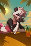 Rating: s
ID: 5626940
Date: 2025-06-07 15:37:40 -0400
Status: pending
Score: 6
5_fingers anthro beach breasts clothing cloud drinking_straw female fingers fur hair headoctopus hi_res juice_(beverage) looking_at_viewer mammal moon multicolored_body multicolored_fur mustelid otter palm_tree plant sand seaside signature solo summer sunset swimwear tree water whiskers post #5626940