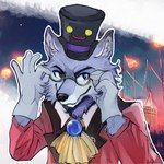 Rating: s
ID: 4241790
Date: 2023-08-19 02:52:16 -0400
Status: active
Score: 17
5_fingers anthro black_clothing black_hat black_headwear black_nose canid canine canis carnival_(disambiguation) classy clothing coat collared_shirt detailed_background eyewear fingers fur glasses gloves grey_body grey_fur half-moon_glasses handwear hat headgear headwear konami looking_at_viewer male mammal marble_carnival_(arcade) master_(marble_carnival) miko_uma1 red_clothing red_coat red_topwear shirt smiley_face solo top_hat topwear wolf post #4241790