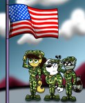 Rating: s
ID: 5605613
Date: 2025-05-28 21:56:12 -0400
Status: pending
Score: -11
2014 american_flag anthro black_hair blue_eyes boots camo canid canine canis clothing colored combat_boots domestic_cat domestic_dog dudley_puppy felid feline felis female footwear gesture green_eyes group hair hat headgear headwear hi_res kitty_katswell male mammal memorial_day_(usa) military_cap military_uniform nickelodeon procyonid raccoon salute shaded shinragod shoes standing t.u.f.f._puppy tan_body trio uniform united_states_of_america white_body post #5605613
