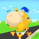 Rating: s
ID: 3161145
Date: 2022-02-05 22:43:50 -0500
Status: active
Score: 5
1:1 4_fingers anthro belly belly_expansion belly_inflation big_belly big_butt bloated blue_hair bodily_fluids butt expansion fingers fungus growth hair huge_belly hyper hyper_belly inflation koopaling koopaminion love_handles ludwig_von_koopa male mario_bros mario_kart mega_mushroom motion_lines mushroom navel nintendo on_one_leg scalie solo standing sweat sweatdrop teeth thick_thighs wheel post #3161145