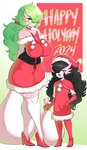 Rating: s
ID: 5264911
Date: 2024-12-25 11:12:47 -0500
Status: active
Score: 119
2024 bag big_breasts black_hair breasts christmas clothing costume duo english_text female footwear gardevoir generation_3_pokemon generation_6_pokemon green_hair hair hi_res high_heels holding_object holidays hornyvoir humanoid leggings legwear long_hair looking_at_viewer mega_evolution mega_gardevoir nintendo open_mouth orange_eyes pokemon pokemon_(species) red_clothing red_eyes redditor_gardevoir saltyxodium santa_costume shoes smile standing text thick_thighs tongue post #5264911