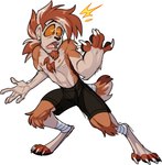 Rating: s
ID: 5618342
Date: 2025-06-03 11:00:40 -0400
Status: active
Score: 15
2025 anthro_transformation bottomwear brown_body brown_fur canid canine canis claws clothed clothing facial_hair fangs fur generation_7_pokemon goatee hi_res human human_to_anthro kendraw lycanroc male mammal mid_transformation midnight_lycanroc nim_(razim) nintendo orange_eyes pokemon pokemon_(species) ra'zim sabertooth_(anatomy) semi-anthro shorts shorts_only species_transformation surprised tail tan_body tan_fur teeth toe_claws topless transformation white_body white_skin wrappings post #5618342