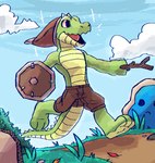 Rating: s
ID: 3741399
Date: 2022-12-09 13:55:50 -0500
Status: active
Score: 71
2022 alligator alligatorid anthro bactover barefoot black_eyes bottomwear cardboard cardboard_cutout clothed clothing cloud crocodilian detailed dirt dirt_road earless feet frown grass green_body green_nose green_skin green_tail happy hat head_spikes headgear headwear holding_object holding_shield holding_stick leaf lil_gator lil_gator_game long_tail looking_aside looking_away male multicolored_body multicolored_skin multicolored_tail open_mouth outside pawpads pink_tongue plant portrait raised_arm raised_leg reptile rock scalie shadow sharp_teeth shield shorts shrub skinny_anthro skinny_male sky smile solo sparkles spiked_tail spikes spikes_(anatomy) stick tail tape teeth tongue toony topless topless_anthro topless_male walking wide_eyed wood yellow_body yellow_pawpads yellow_sclera yellow_skin yellow_spikes yellow_tail young young_anthro post #3741399