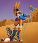 Rating: s
ID: 5583723
Date: 2025-05-19 12:55:45 -0400
Status: active
Score: 9
anthro anubis_necromancess canid canine canis capcom desert duo hi_res holding_object holding_staff jackal machine male mammal mega_man_(series) mega_man_zero metal_clothing red_eyes reploid robot robot_gore staff trueblue3d post #5583723