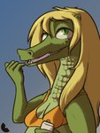 Rating: s
ID: 5561860
Date: 2025-05-10 08:18:58 -0400
Status: active
Score: 3
2025 3:4 4_fingers alligator alligatorid anthro beverage_can blonde_hair bra breasts caimon can clothing colored conditional_dnp container countershade_body crocodilian digital_drawing_(artwork) digital_media_(artwork) eyebrows eyelashes female finger_on_lip fingers freckled_face freckles gradient_background green_body green_eyes green_scales hair half-length_portrait hi_res holding_can holding_container holding_object long_hair long_snout looking_up monstro_village non-mammal_breasts open_mouth orange_bra orange_clothing orange_underwear portrait pupils reptile scales scalie simple_background slit_pupils snout solo tangerine_(artist) teeth_showing three-quarter_view underwear post #5561860