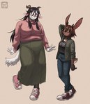 Rating: s
ID: 5524486
Date: 2025-04-23 04:37:44 -0400
Status: active
Score: 11
2024 anthro artist_logo belt bottomwear bovid brown_hair caprine chimeracauldron clothing curled_horn denim denim_bottomwear denim_clothing duo ear_piercing ear_ring eyewear female footwear glasses goat green_bottomwear green_clothing green_skirt hair hand_behind_head hi_res horn jeans legwear logo long_hair mammal pants piercing pink_clothing pink_sweater pink_topwear print_clothing print_shirt print_t-shirt print_topwear raised_leg ring_piercing scut_tail shirt shoes short_tail simple_background skirt sneakers species_request sweater t-shirt tail tights topwear wearing_glasses white_tail post #5524486