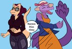 Rating: s
ID: 4601304
Date: 2024-02-15 13:20:44 -0500
Status: active
Score: 1
2024 5_fingers allosaurid allosaurus alma_(luxianodb) anthro blue_background bottomwear brown_body brown_scales buenos_dias_mandy butt_slap cavemanon_studios clothing collared_shirt denim denim_bottomwear denim_clothing dialogue digital_drawing_(artwork) digital_media_(artwork) dinosaur dress dress_shirt dromaeosaurid duo everly_(tomasllade) eyelashes eyes_closed eyewear fan_character feathered_dinosaur feathered_scalie feathered_tail feathers female female/female fingers glasses hair hat headgear headwear hi_res jacket jeans long_tail meme multicolored_body multicolored_scales open_mouth open_smile pants prehistoric_species purple_body purple_feathers purple_scales red_hair reptile scales scalie shirt short_hair simple_background slap smile snoot_game snout spanish_text spanking tail text theropod tomasllade topwear two_tone_body two_tone_scales velociraptor post #4601304