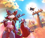Rating: s
ID: 5260990
Date: 2024-12-23 16:13:59 -0500
Status: active
Score: 8
2022 aircraft almyriganhero american_opossum anthro arm_tuft bag bandanna_on_head biped bottle bottomwear clothed clothing container day demolition denim denim_bottomwear denim_clothing detailed_background digital_media_(artwork) dust dust_cloud eating electrical_pole female female_anthro female_focus fingers foamy_(frebbventure) frebbventure fur glass_bottle grey_body grey_fur group hair hi_res holding_melee_weapon holding_object holding_weapon jeans kerchief light light_beam makeshift_instrument mammal marsupial melee_weapon pants pattern_clothing pattern_shirt pattern_topwear plaid plaid_clothing plaid_shirt plaid_topwear polearm sack scrap shirt shoulder_tuft sky solo_focus spear standing sunbeam sunlight tail tank_top topwear tuft vehicle virginia_opossum weapon white_body white_clothing white_fur white_shirt white_tank_top white_topwear post #5260990