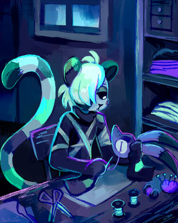 Rating: s
ID: 2098463
Date: 2019-12-28 19:24:12 -0500
Status: active
Score: 11
4:5 ambiguous_gender anthro cool_colors drawer fan_character felid floraverse geckozen hi_res mammal necropossum pantherine pin_cushion scissors sewing sewing_needle solo spool teal_theme thread tiger turf_tiger window woz_(cottoncanyon) post #2098463