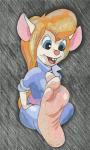 Rating: s
ID: 464216
Date: 2014-04-03 07:32:15 -0400
Status: active
Score: 6
anthro barefoot biped chip_'n_dale_rescue_rangers coveralls disney feet female flexing_toes foot_focus gadget_hackwrench hi_res hindpaw ivanpost mammal mouse murid murine paws plantigrade rodent soles solo toe_wiggle toes traditional_media_(artwork) post #464216