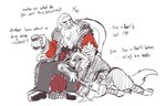 Rating: s
ID: 3999837
Date: 2023-04-18 10:48:30 -0400
Status: active
Score: 42
annoyed anthro beard canid canine canis chair christmas christmas_clothing clothed clothing death_(puss_in_boots) dialogue dreamworks duo elderly_male english_text facial_hair fluffy furniture hi_res holding_object holidays human humor male mammal meme nervous_grin nervous_smile puss_in_boots_(franchise) redraw rise_of_the_guardians santa_claus sitting talking_to_another text ultimatellurker wolf post #3999837