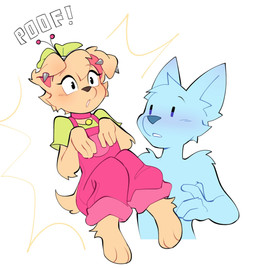Rating: s
ID: 5697430
Date: 2025-07-09 16:51:01 -0400
Status: active
Score: 20
after_transformation anthro barefoot berri_(cherry_beries) blue_body blush canid canine canis cherry_beries clothed clothed_female clothing domestic_dog duo feet female floppy_ears fluffy_ears fur head_tuft hi_res inanimate_to_anthro male mammal pivoted_ears plant plant_hair pseudo_hair simple_background snout surprise surprised_expression tail transformation tuft white_background yellow_body yellow_fur post #5697430