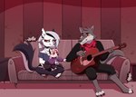 Rating: s
ID: 5378220
Date: 2025-02-16 20:33:57 -0500
Status: active
Score: 32
2025 aceshellshocked acoustic_guitar ambiguous_gender anthro bottomwear canid canid_demon canine canis claws clothing collar demon family_photo family_portrait fan_character father_(lore) father_and_child_(lore) female female_anthro furniture good_parenting group guitar hair hellhound helluva_boss hi_res jacket kerchief legwear loona_(helluva_boss) male male_anthro mammal mother_(lore) mother_and_child_(lore) musical_instrument mythological_canine mythological_creature mythology nightstand pants parent_(lore) parent_and_child_(lore) plucked_string_instrument scarf shemagh shirt sinner_demon sofa stockings string_instrument sweater topwear trio wolf young young_ambiguous young_anthro post #5378220