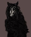 Rating: s
ID: 4631731
Date: 2024-03-01 11:15:33 -0500
Status: active
Score: 76
2024 5_claws 5_fingers ambiguous_gender anthro black_body black_ears black_fur black_hair black_sclera bone canid canine claws finger_claws fingers front_view fur grey_background greyscale hair half-length_portrait hi_res long_hair looking_at_viewer malo mammal mixers monochrome on_model portrait scp-1471-a scp_foundation simple_background skull skull_head solo teeth white_eyes post #4631731