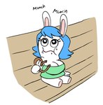 Rating: s
ID: 5642288
Date: 2025-06-14 16:56:00 -0400
Status: pending
Score: 0
2023 anthro bangs bare_shoulders bench bent_arm big_breasts black_eyes blue_hair bottomless bottomless_anthro bottomless_female breasts cleavage clothed clothed_anthro clothed_female clothing conjoined_eyes digital_drawing_(artwork) digital_media_(artwork) eating eating_food english_description eyelashes fan_character featureless_legs female flat_colors food food_on_face full-length_portrait green_clothing green_topwear green_tube_top hair hi_res holding_food holding_object holding_pretzel lagomorph long_ears looking_up mammal medium_hair mitten_hands mouth_closed on_bench onomatopoeia pawpads portrait pretzel_(food) pupils rabbid rabbid_wife_(robotic_pastries) raving_rabbids rayman_(series) robotic_pastries simple_background sitting sitting_on_bench solo sound_effects straight_legs tan_body tan_inner_ear tan_pawpads tan_skin text topwear tube_top ubisoft white_background white_breasts white_pupils post #5642288