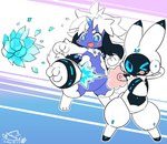 Rating: s
ID: 4478915
Date: 2023-12-17 20:08:03 -0500
Status: active
Score: 26
2020 >_o action_pose aiming android animal-shaped_markings anthro blue_eyes blue_fire blue_sclera blush blush_stickers chest_gem chest_tuft child colored_fire cotora digitigrade dipstick_ears dragon duo ear_markings elemental_manipulation ept_(cotora) featureless_crotch featureless_feet feet female fire front_view fur furred_dragon furred_scalie gem hair horn ice ice_manipulation lagomorph long_hair machine magic mammal markings multicolored_ears multicolored_hair mythological_creature mythological_scalie mythology nude one_eye_closed open_mouth open_smile outline outstretched_arm pattern_background pose punch ricola_(cotora) robot robot_anthro rocket_punch scalie screen screen_face simple_background smile snaggle_tooth standing star_pupils striped_background thick_thighs tongue tongue_out toony tuft two_tone_hair white_outline young young_anthro young_female post #4478915